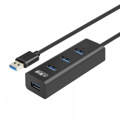 大黄蜂 D-3089ABK  1.2米线 USB3.0一分四HUB